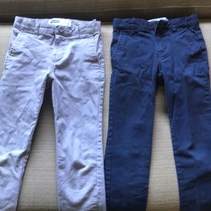 Cotton twill khaki pants 6 skinny Old Navy Boys